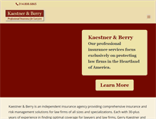 Tablet Screenshot of kb-insurance.com